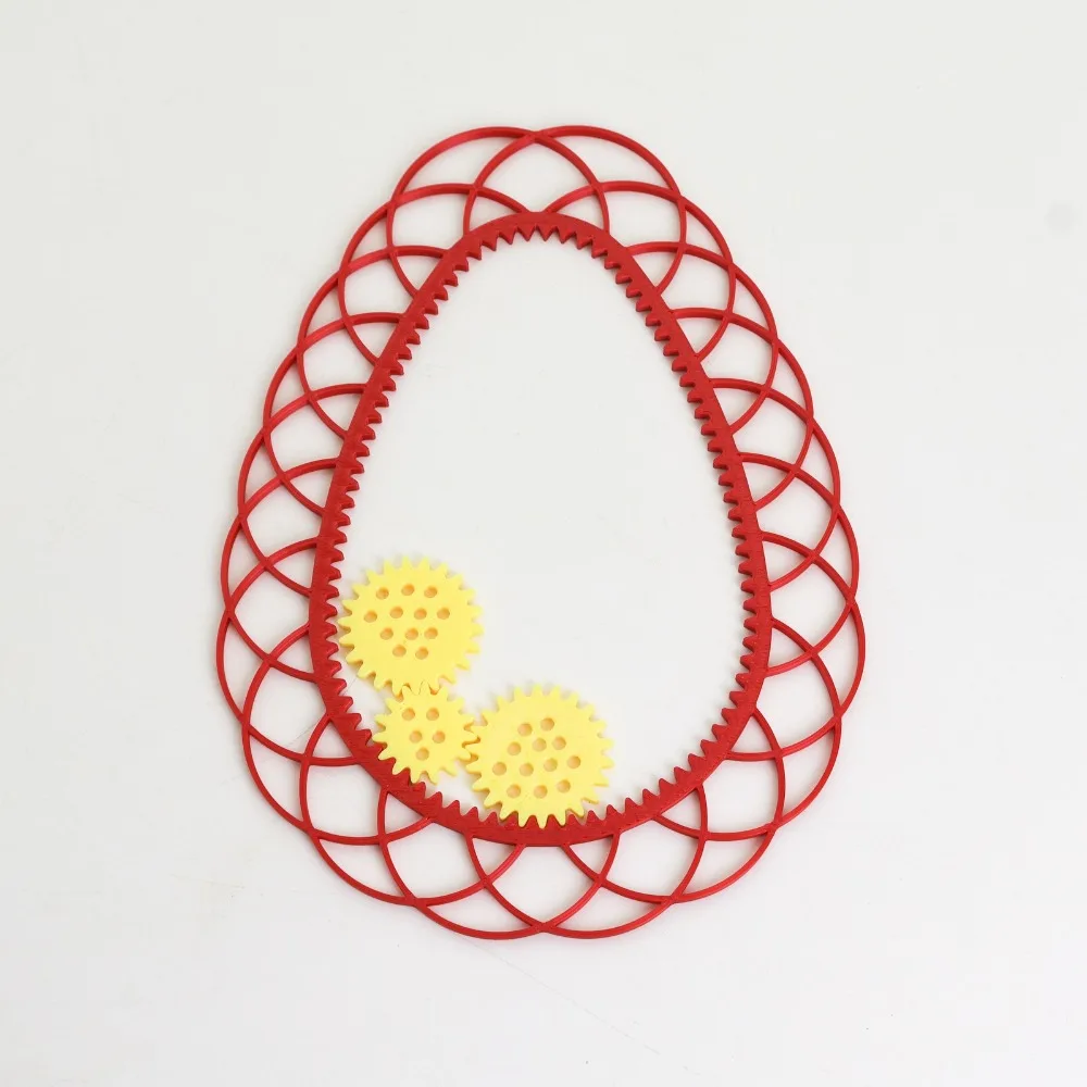 Новый шаблон для рисования «сделай сам», пластиковые блокирующие шестерни, колеса, инструмент для рисования, художественные игрушки для детей