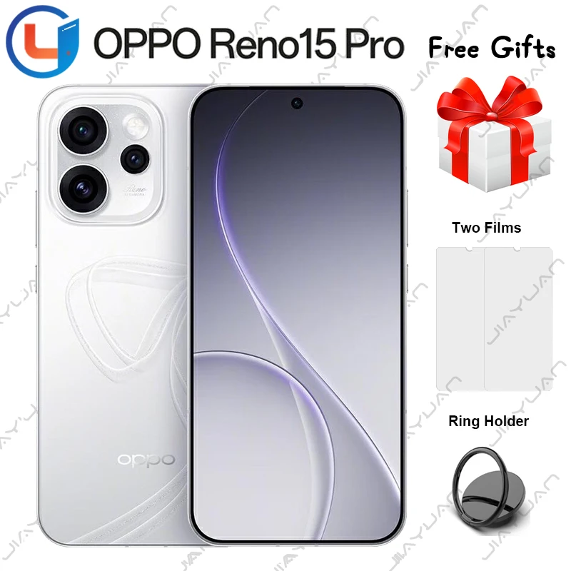 

Original OPPO Reno 15 Pro 5G Mobile Phone 6.78 Inches AMOLED Display Dimensity 8450 Camera 200MP Battery 6500mAh Smartphone