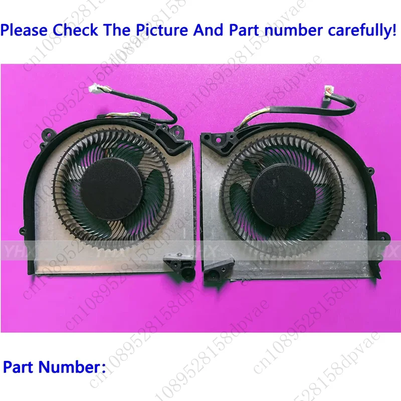 

GYX New For CLEVO PC50DD/DF/ PC51 PC70 CPU+GPU COOLING FAN R+L.