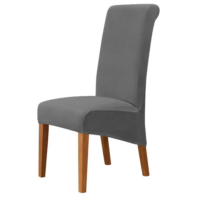 Cross-border silver fox velvet chair cov for all seasons, anti-cat scratch, high-back chair cover