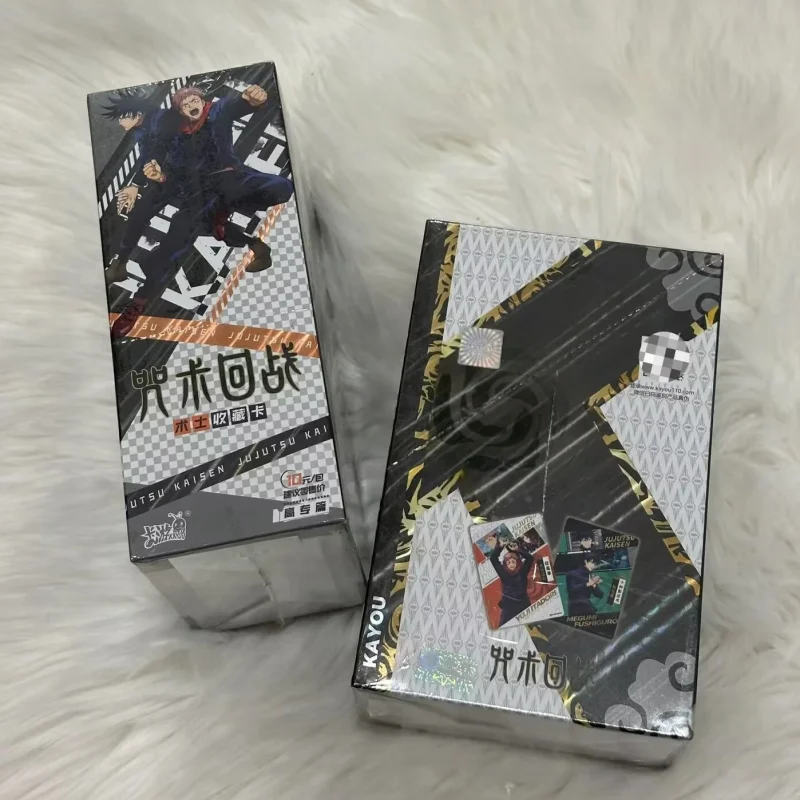 Tarjeta KAYOU Jujutsu Kaisen Gojo Satoru Fushiguro Megumi Itadori Yuji Warlock personajes de Anime japonés juegos colección tarjeta regalo