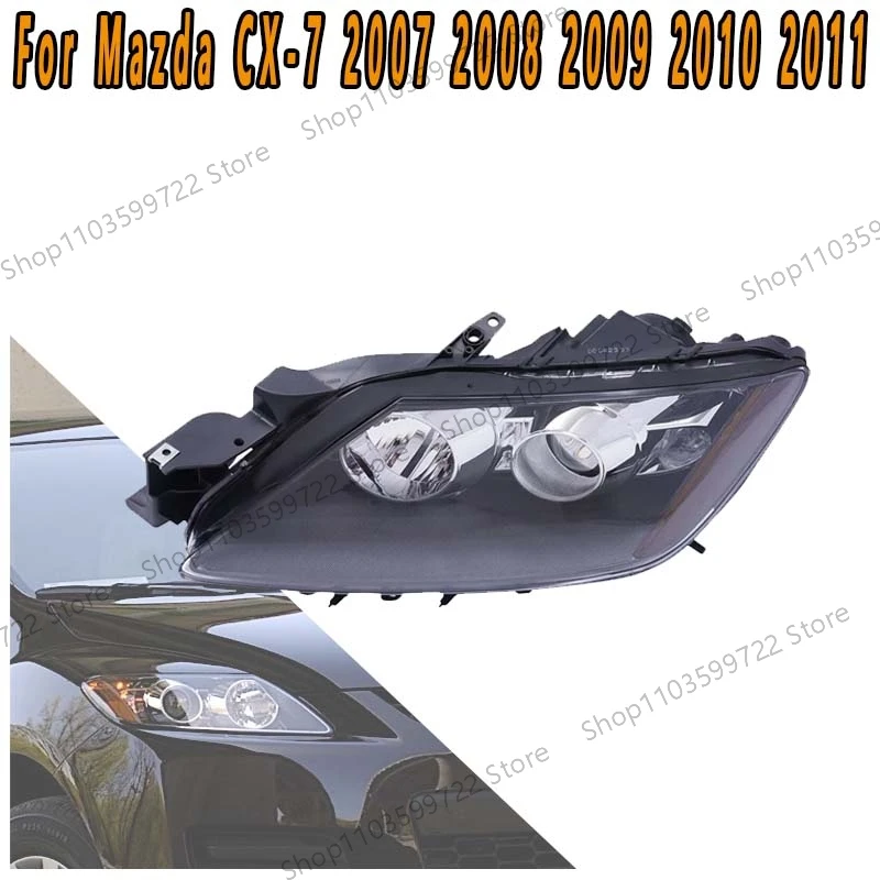 For Mazda CX-7 2007 2008 2009 2010 2011 Halogen Headlights Automotive Headlights Daytime Running Lights Turn Signals No Bulb