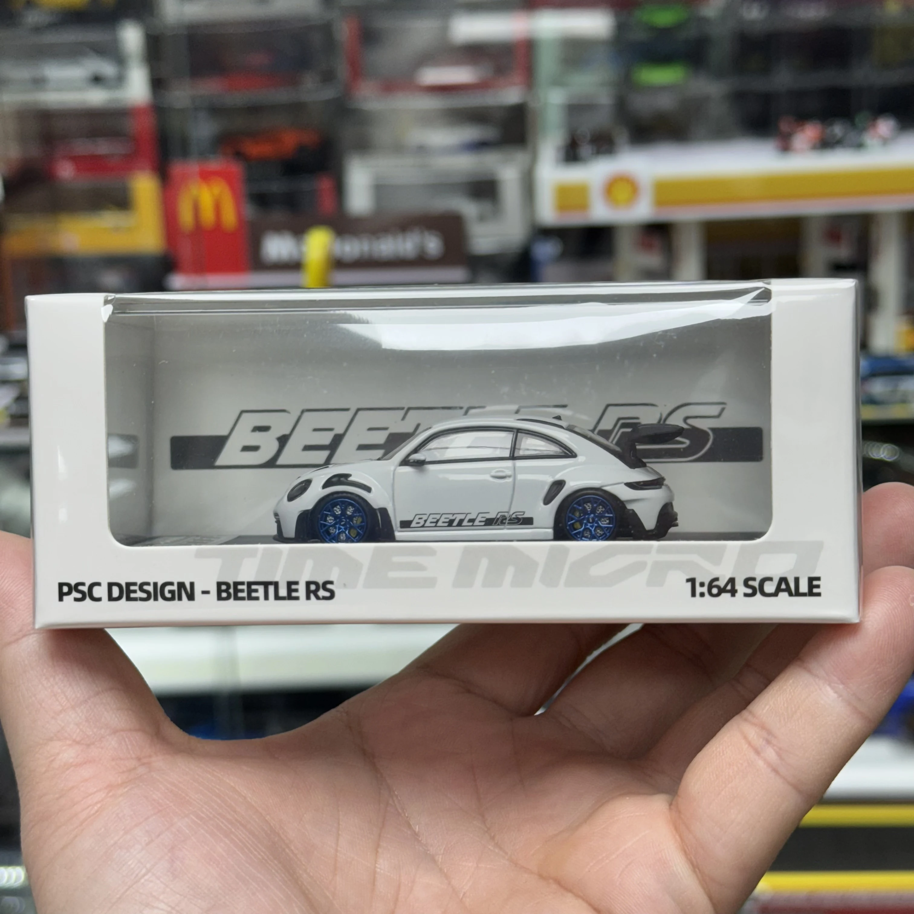 Tm timemicro x psc design 1:64 porsche beetle modelo de carro de liga fundida simulação de precisão de alto detalhe colecionável presente perfeito