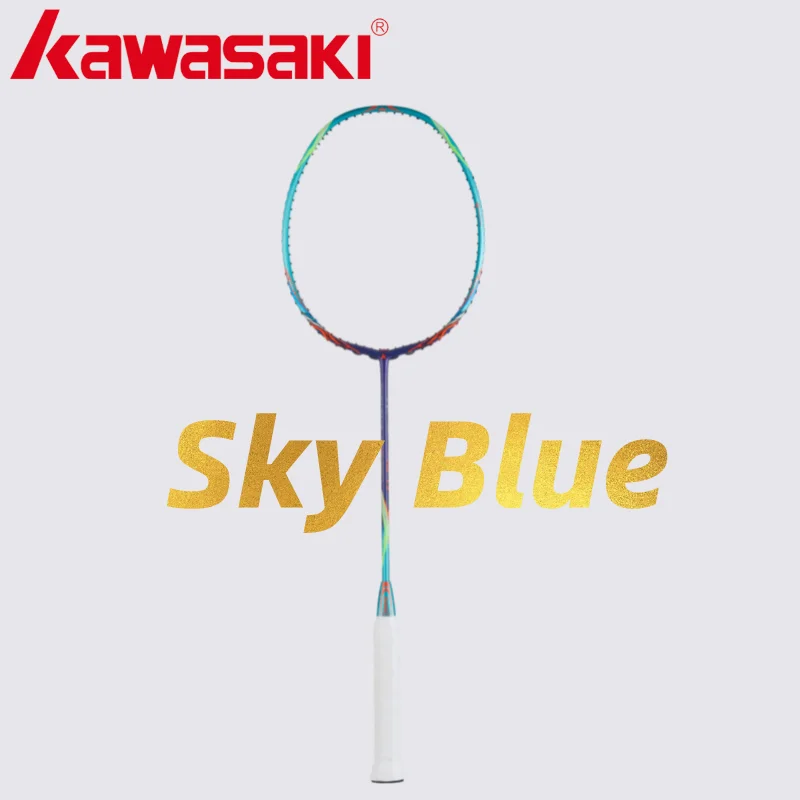 Kawasaki raquete de badminton tipo ataque raquete t cabeça fullerene fibra carbono para jogadores profissionais king k8 ii