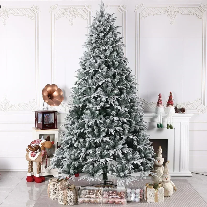 Christmas Supplies Cedar Large Artificial Christmas Tree Full PE Leaves,Premium Encryption Home New Year's Eve Christmas Decor