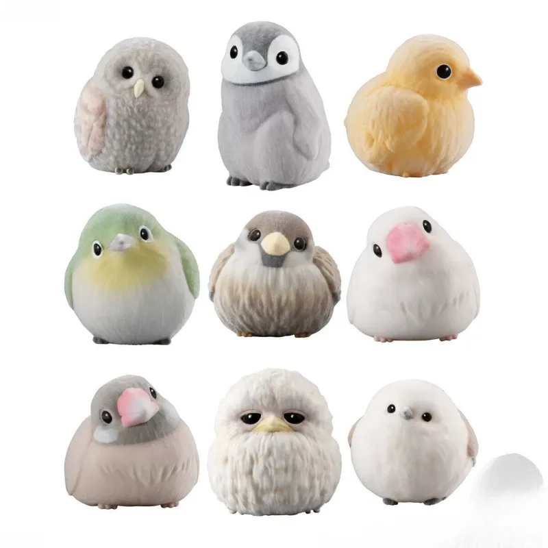 

Paw Little Moe Friend Bird Flocking Furry Set Food Toys Action Figures Kids Toys Budgie Crested Parrot Spot