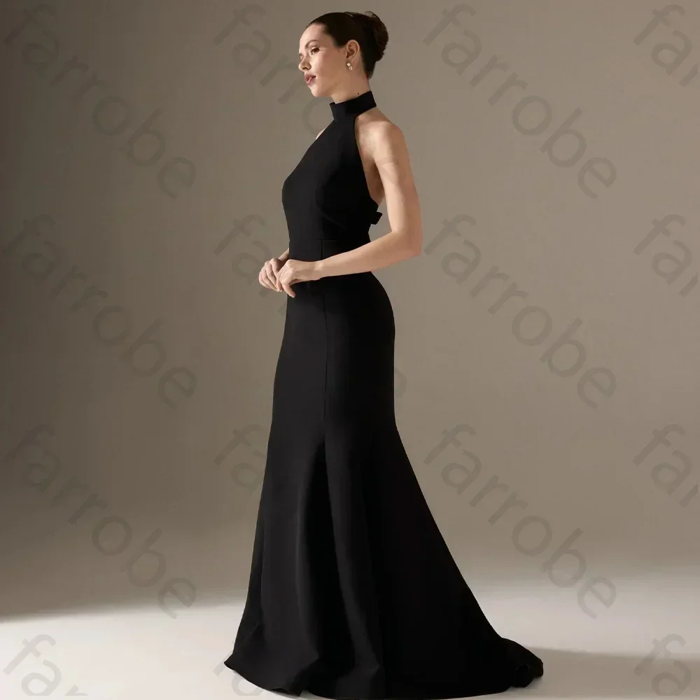 맞춤형 넥 크레프 머메이드 드레스 A라인 이브닝 드레스 저지 사우디 아라비아 프롬 가운 포멀 고품질 파티 가운 여성용