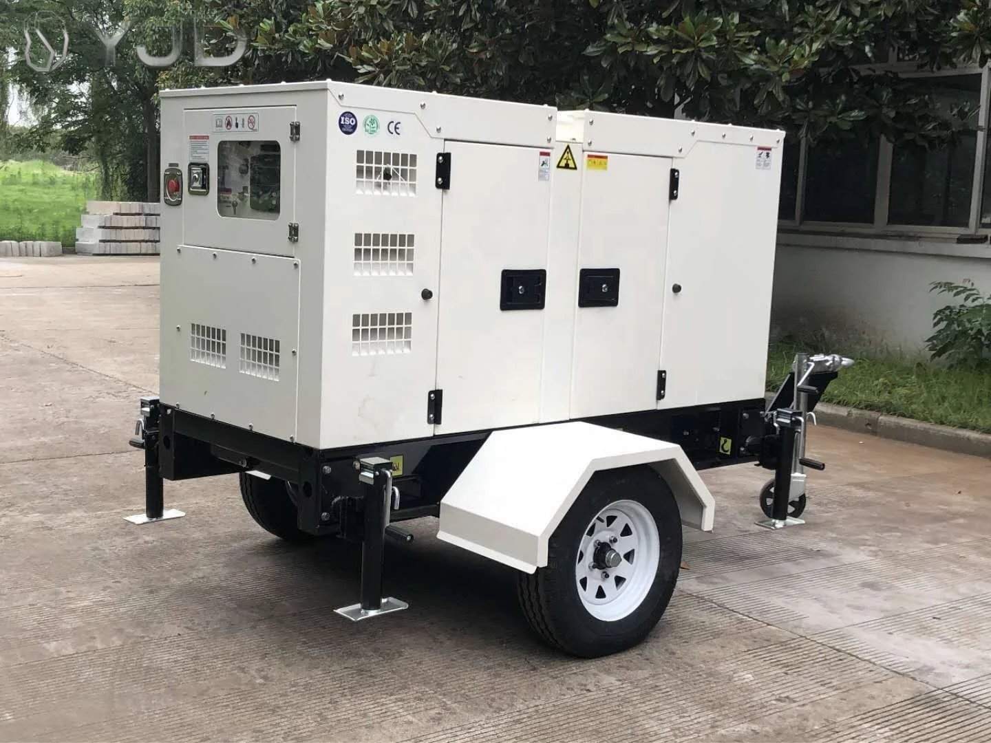 15kw 15kva Movable diesel Generator Set with Yang-dong Engine YD480D Water Cooled Single 120V/240V 60Hz 1800rpm Genset Price