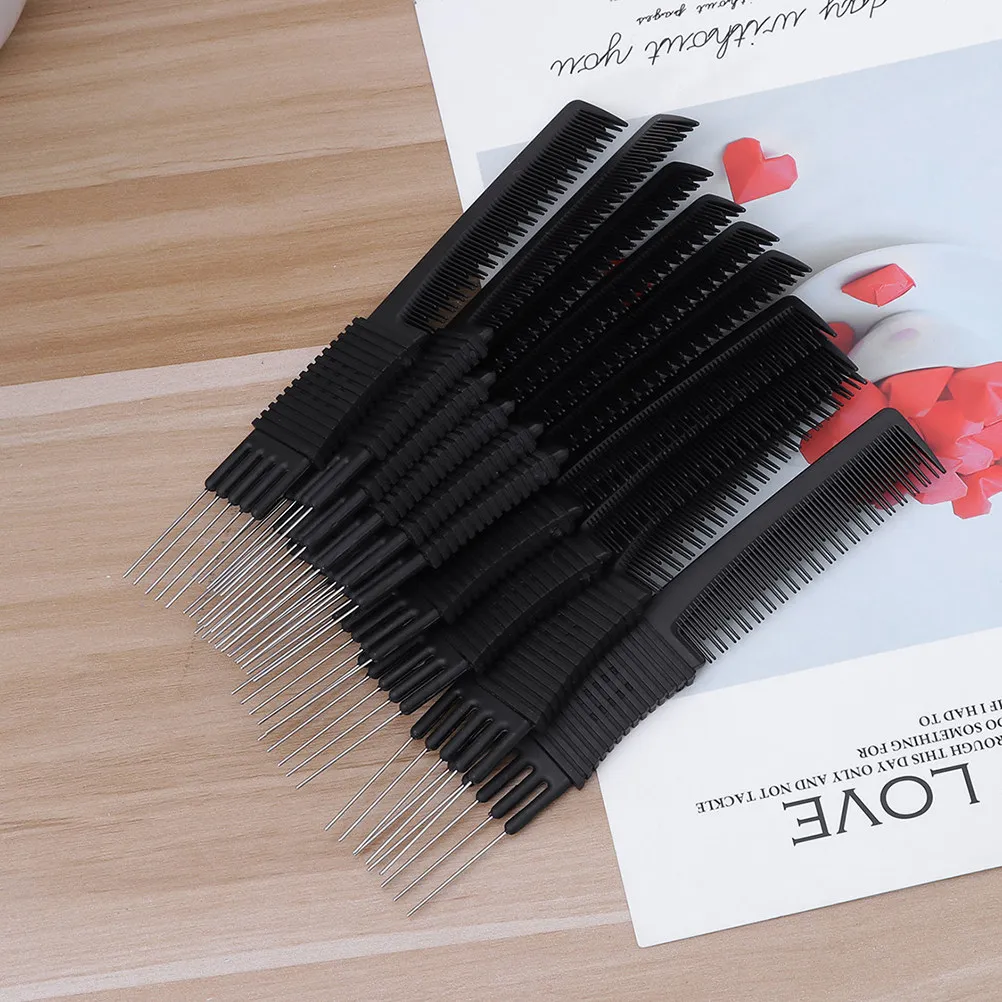 

4Pcs Lightweight Hair Needle Comb High Durability Hair Styling Comb for Daily Use Family Gift Hairstyle Design Tool