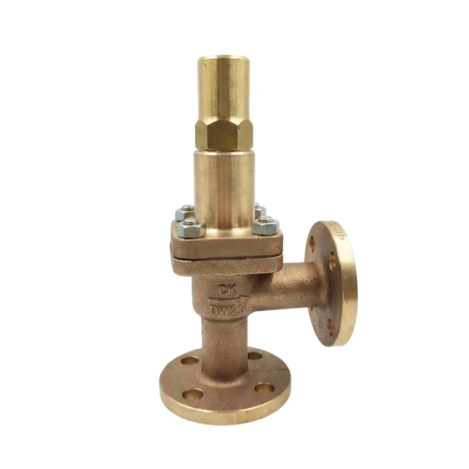 

Bronze Right-Angle Safety Valve CB304-92 Safety Valve Sturdy Duty for Shipbuilders, Ships, Boiler Systems