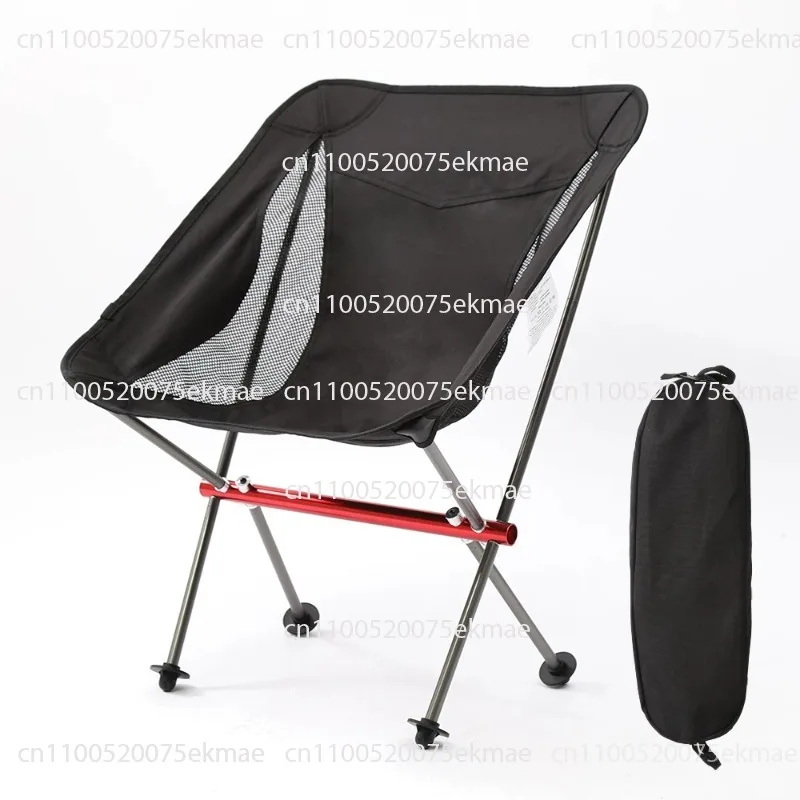Outdoor ultra-light compact portable folding back chair picnic stool foldable camping