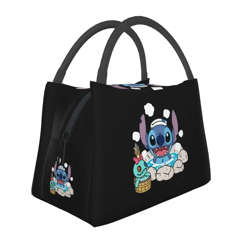 

Cartoon Animation TV Stitch Portable Lunch Box Women Waterproof Cooler Thermal Food Insulated Lunch Bag Travel Pinic Container