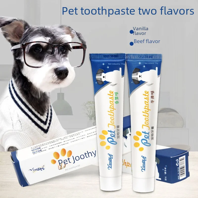 Cat Toothbrush Toothpaste Set Pet Dog Exclusive for Cats Small Dog Anti-Halitosis Tooth Stone Removal Cleaning Supplies