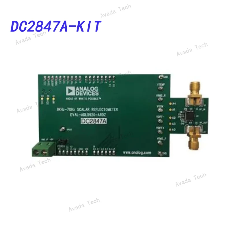 DC2847A-KIT  RF development tools from 9 kHz to 7 GHz, Bidirectional RMS and VSWR Detector