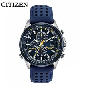 Citizen-Citizen Blue Pilot Multifunctions Male, Luxury Quartz Pulse Clock, Men's Leisure Clocks, Calendar 12 Main Sales Watch Citizen Original Male - №12