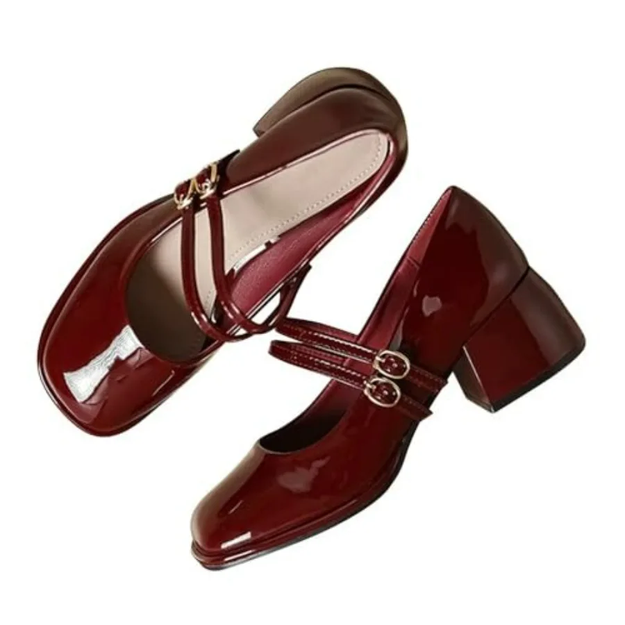 

Stunner Women's Chunky Low Block Heel Dress Shoes Mary Janes Heels for Women Comfortable Closed Toe Work Pumps 2