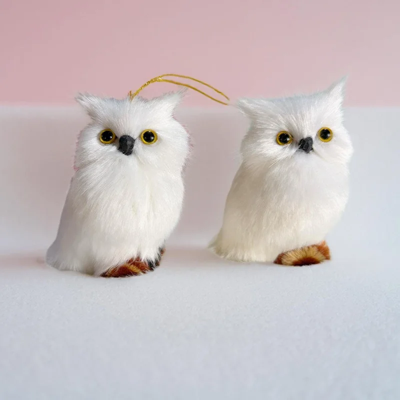 plush owl keychain Fashion Pompon Owl Keychain Women Bag Car Trinket Female Toy Jewelry Party Gift