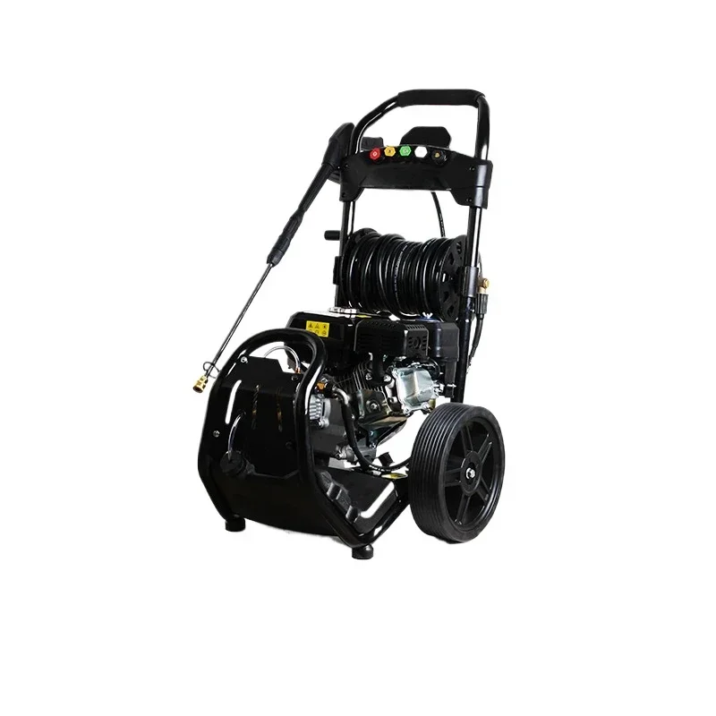 

190Bar gasoline high pressure washer, cart type mobile large flow high pressure car washer