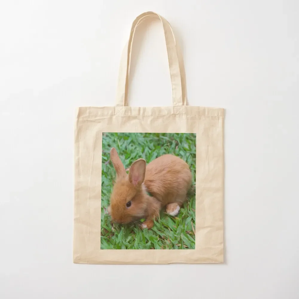 

Small rabbit on the grass Tote Bag Shopping bags Shopper bag Women's bags Tote Bag