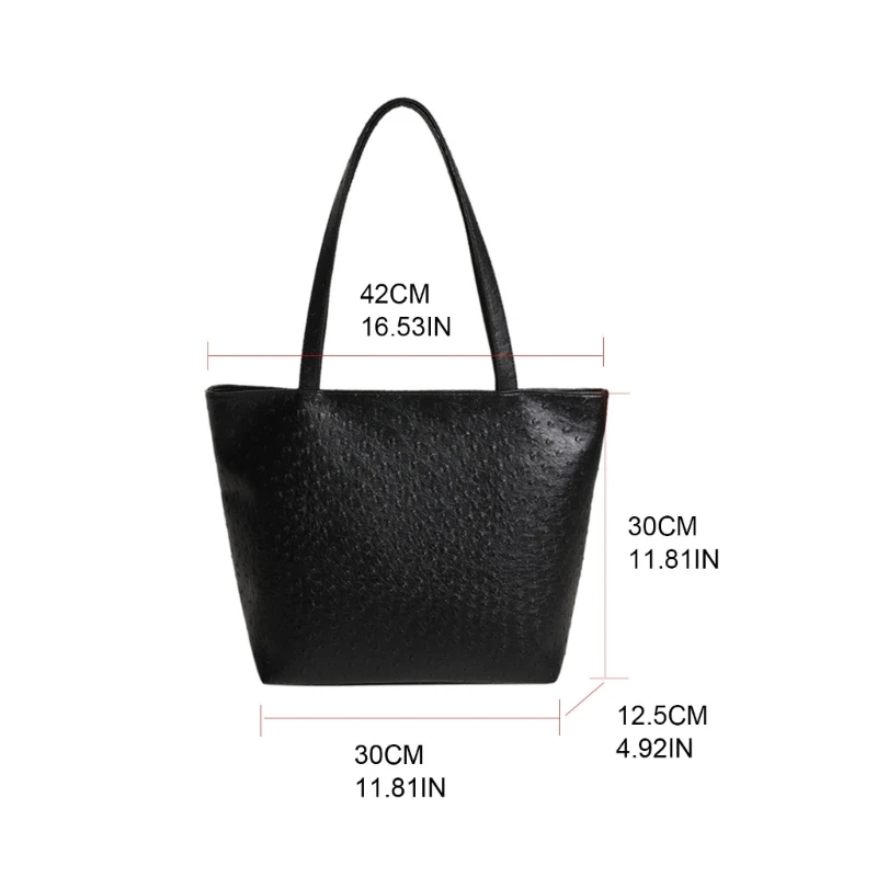 Sleeks & Functional Tote Bag with Multiple Pockets PU Bag for Easy Organization