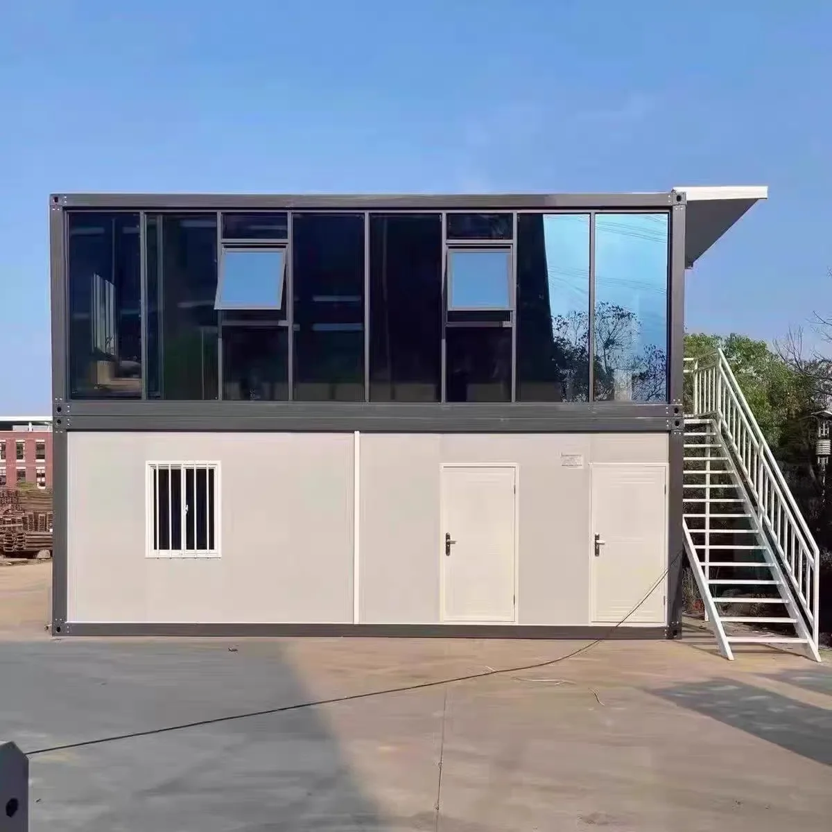 Customized Residential Container Mobile House Customized Office Temporary Mobile House Assembly Removable Glass Sunshine House