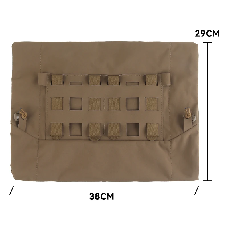Multi-functional Tactical Organizer Gas Mask Bag Elastic Ropes Buckle Belt Bag Molle Mount for  Hunting Accessories
