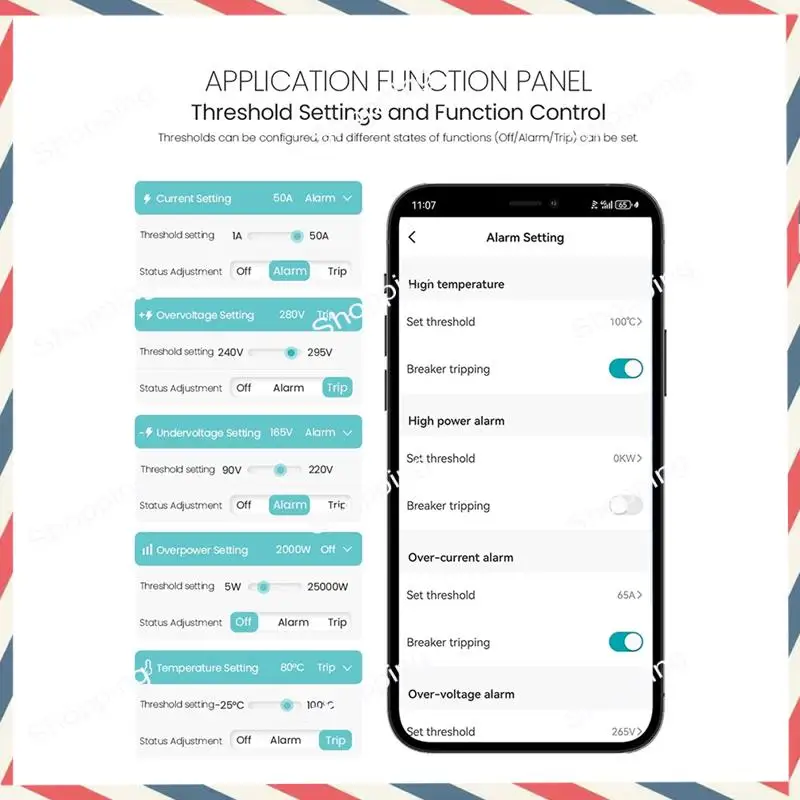 M20K Tuya Smart Circuit Breaker 2P 63A Remote Control Of Home Appliances For Smart Life APP CNMIBO