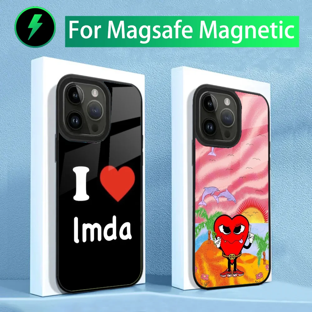 La M-Mafia Del A-Amor Phone Case For iPhone 16,15,14,13,12,11,Plus,Pro,Max Mini Magsafe Magnetic Wireless Charging