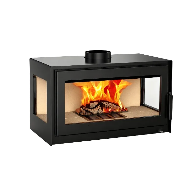 

R1103A 10.9KW Modern Design Indoor Wood Burning Stove Fireplace Wood Stove With Large View For Living Room