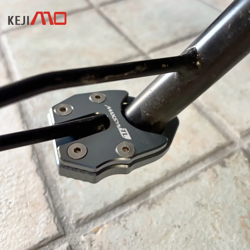 For SYM MAXSYM TL 500 508 2019-2026 Maxsym TL500 TL508 Motorcycle Kickstand Foot Side Stand Extension Enlarger Support Plate Pad