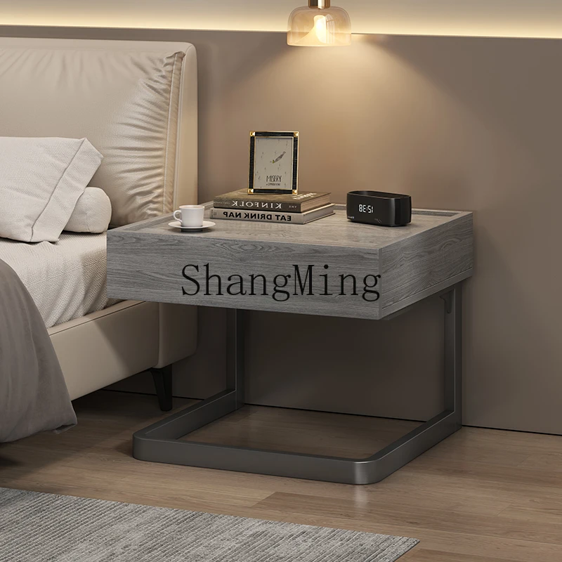 

LXY Simple Modern Bedroom Home Light Luxury Premium Hotel Storage Cabinet Suspension Simple New Shelf