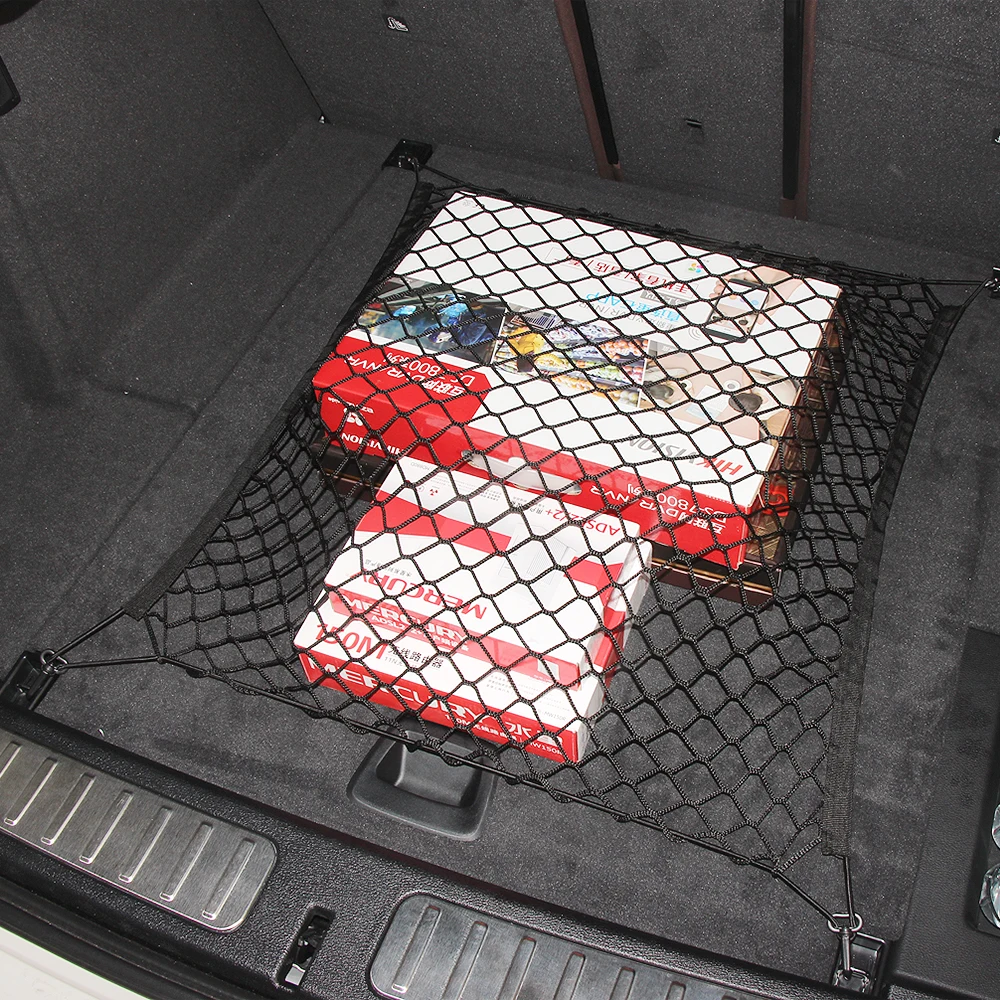 Universal Car Trunk Net Elastic Luggage Net Cargo Organizer Storage Nylon Mesh Nets Stretchable Car Interior Mesh Network Pocket image 4