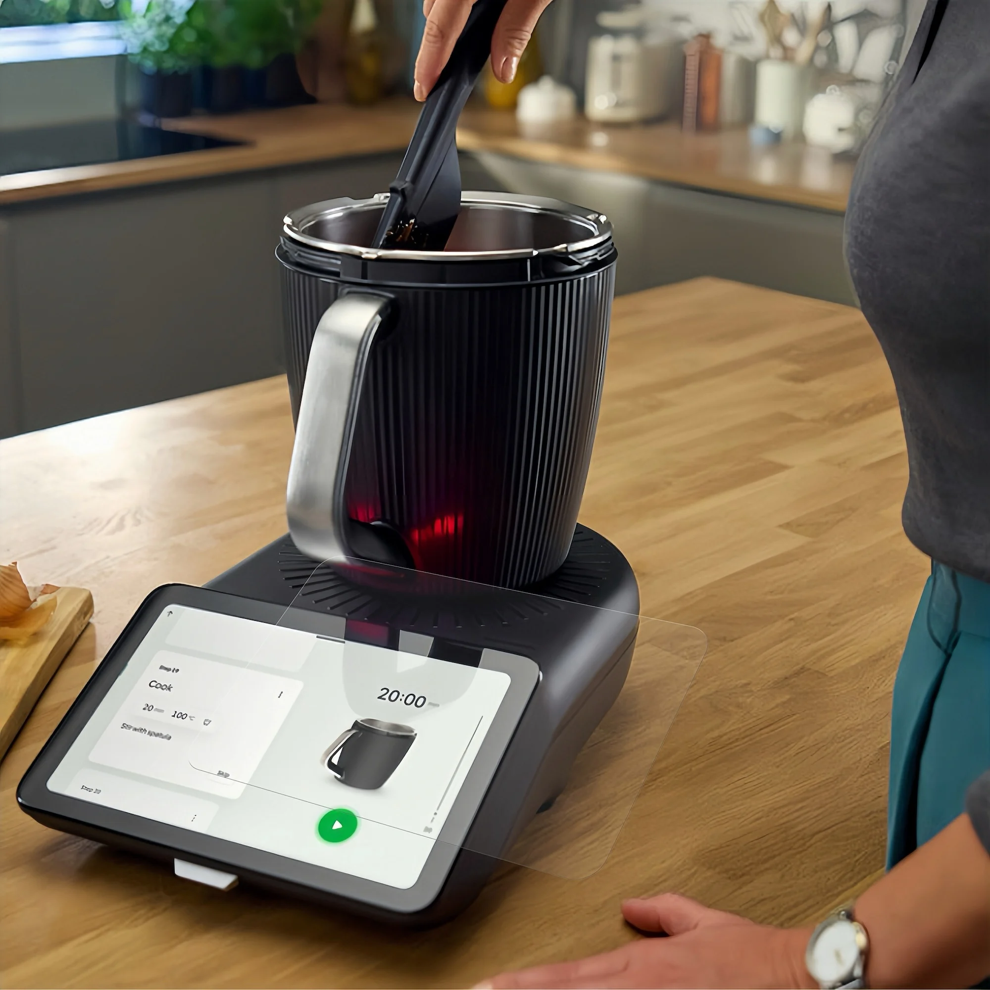 واقي شاشة متوافق مع Thermomix TM7 TM6 TM5 من الزجاج المقسى قطعة واحدة من الزجاج المقسى عالي الألومينا #6