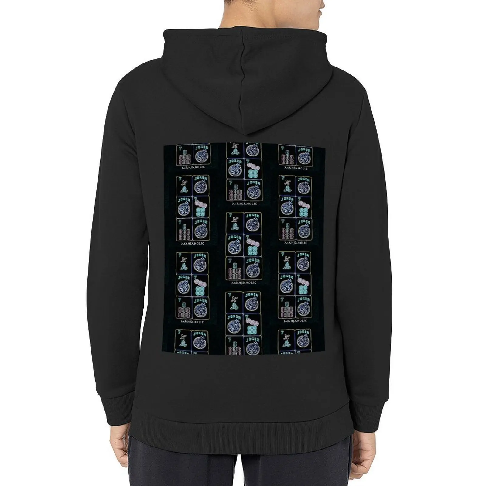 

Lucky Sevens and Jokers Mahjaholic #8 ~ Mah Jongg Series Hoodie japanese style korean style clothes blouse big size hoodie