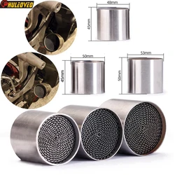 45/48/50/53mm Universal Motorcycle Exhaust Front Header Mid Link Pipe End Connect PipeDB Killer for Escape Moto Muffler