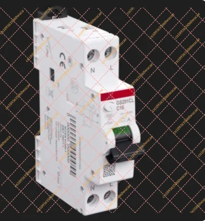YFMiniature RCBO 2P 20A 30mA Type C Dual Pole Circuit Breaker Earth Leakage Protection 230V DIN Rail for Home Safety