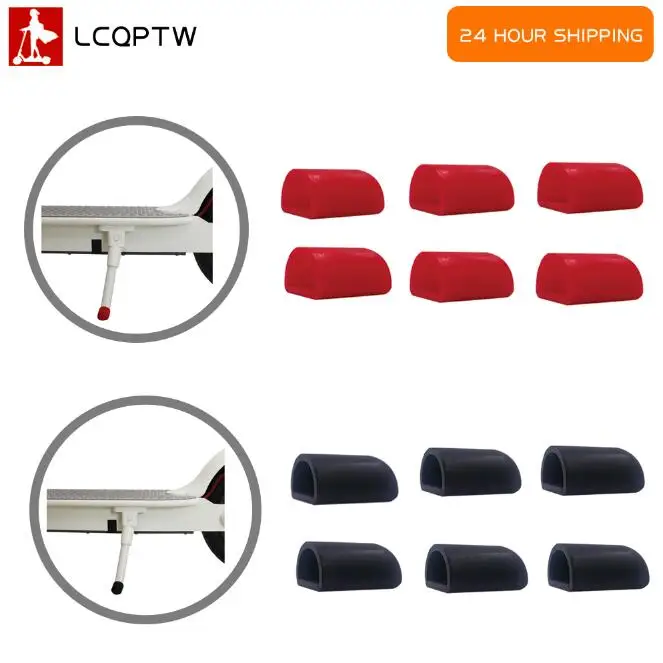 For Xiaomi M365/Pro/Pro2 Ninebot ES2/ES4 Electric Scooter Support Sleeve Silicone Apoio Para Pés Manga Protetora Cover Acessório