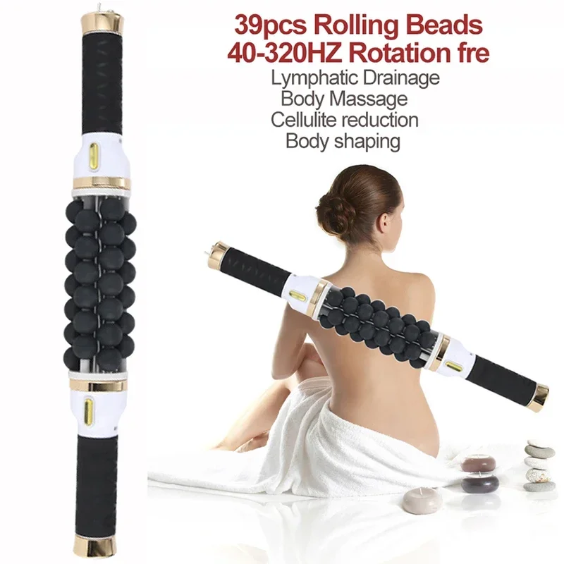 

40W High Frequency Rolling Massage Machine Muscle Body Relaxing Electric Roller Fitness Anti-Cellulite Home-use Slimming Machine