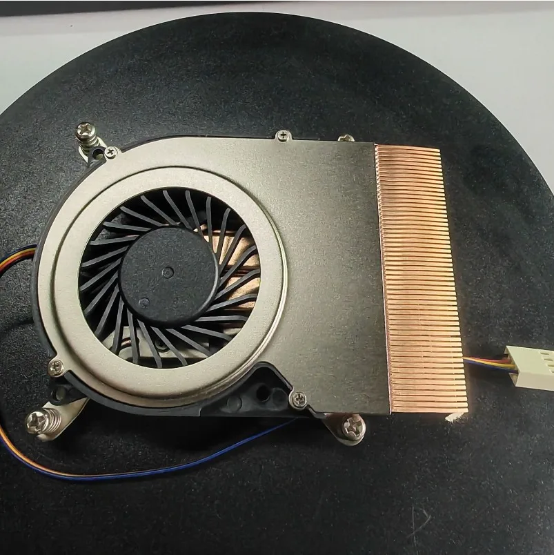 17.5mm High Micro Host Ultra-thin Copper Radiator with Dual Heat Pipes and 4-pin Temperature Control