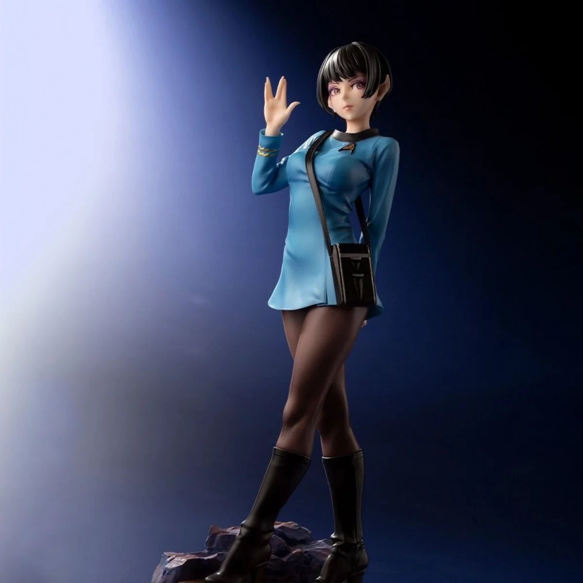 Figuras de acción originales de Kotobukiya Movie Bishoujo Spock Star Trek, muñeca modelo de Pvc de 20cm, decoración de escritorio coleccionable, regalo para adultos