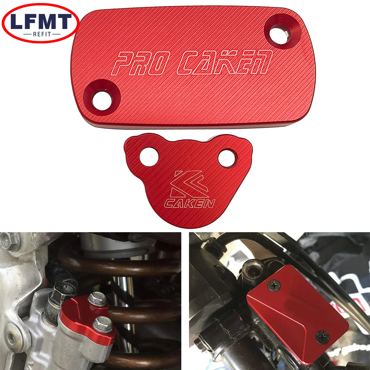 

Motorcycle CNC Front Rear Brake Fluid Reservoir Cover For HONDA CRF150R CR150R CR250R CRF250R CRF250X CRF450R CRF450X CRF CR