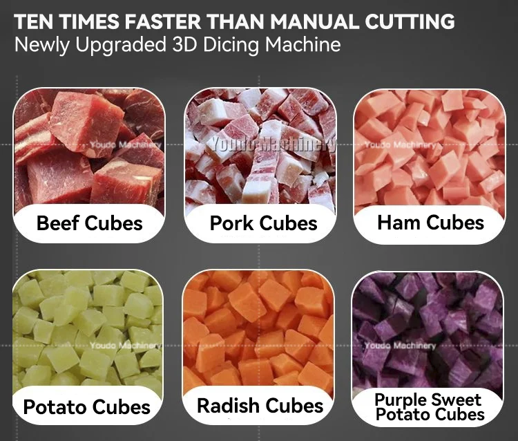 ماكينة تقطيع اللحوم الأوتوماتيكية الصناعية عالية السعة، ماكينة تقطيع لحم الخنزير ولحم البقر ولحم الضأن للمزرعة #4