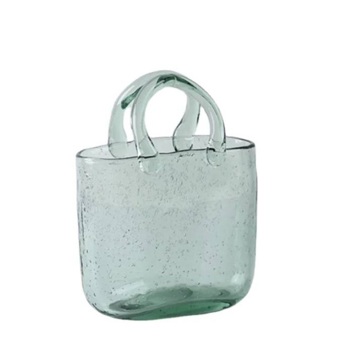 

Air Bubbles Glass Vase Contemporary Ins-Murano Style & Wedding Flower Decor for Christmas