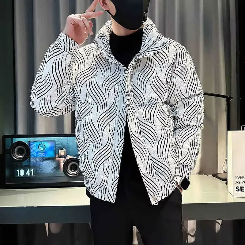 

Мужская повседневная куртка из хлопка и полиэстера в клетку, свободного кроя, для улицы, осенне-зимняя, рабочая, молодежная, модная