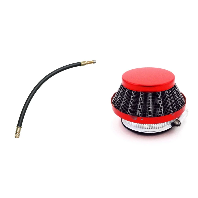 

12 Inch 300Mm Flexible Rubber Tire Valve Stem Extension With 44Mm Air Filter For 47Cc 49Cc 2 Stroke Super Pocket Bike