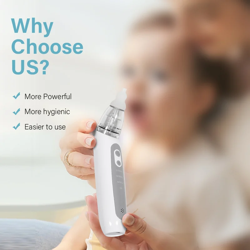 

Электрический назальный аспиратор Детский назальный аспиратор для детей и младенцев Чистый сопл, бугера, машина для назального облегчения, машина для отсасывания носа