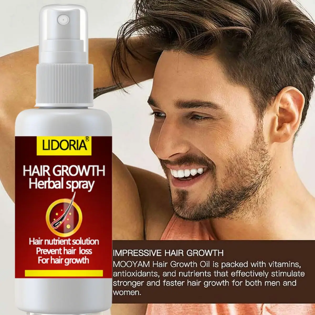 Hair Growth Serum Spray Fast Hair Growth Liquid Treatment Scalp Hair Follicle Anti Hair Loss Natural Beauty Health Hair Care