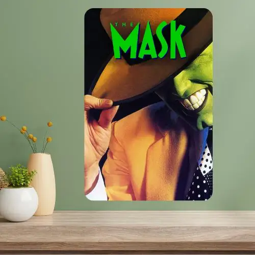 Affiche métallique du film classique The Mask
