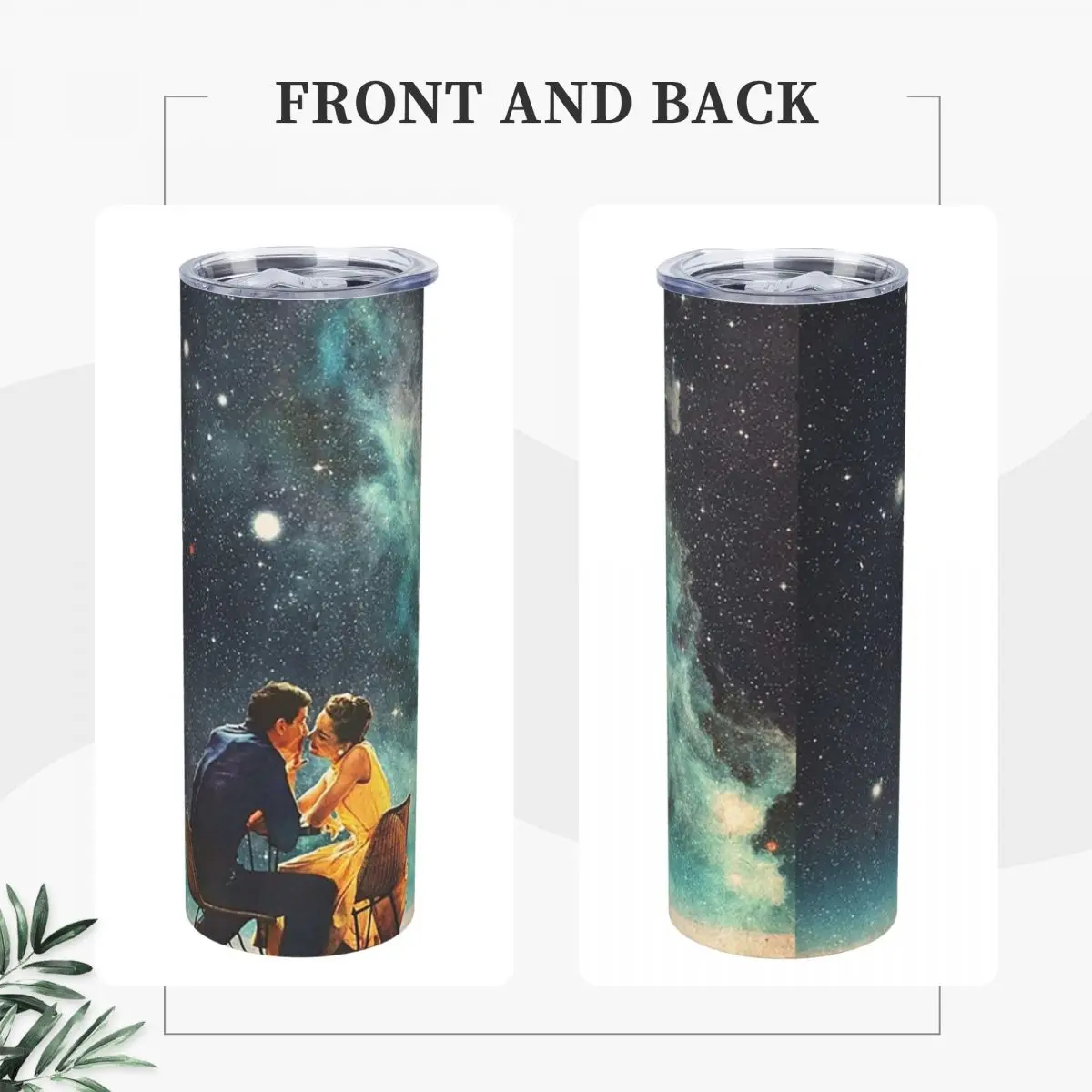 I'll Take You To The Stars For A Second D Stainless Steel Tumbler Vacuum Insulated Mugs Thermal Cold Cup Straw With Lid 20oz
