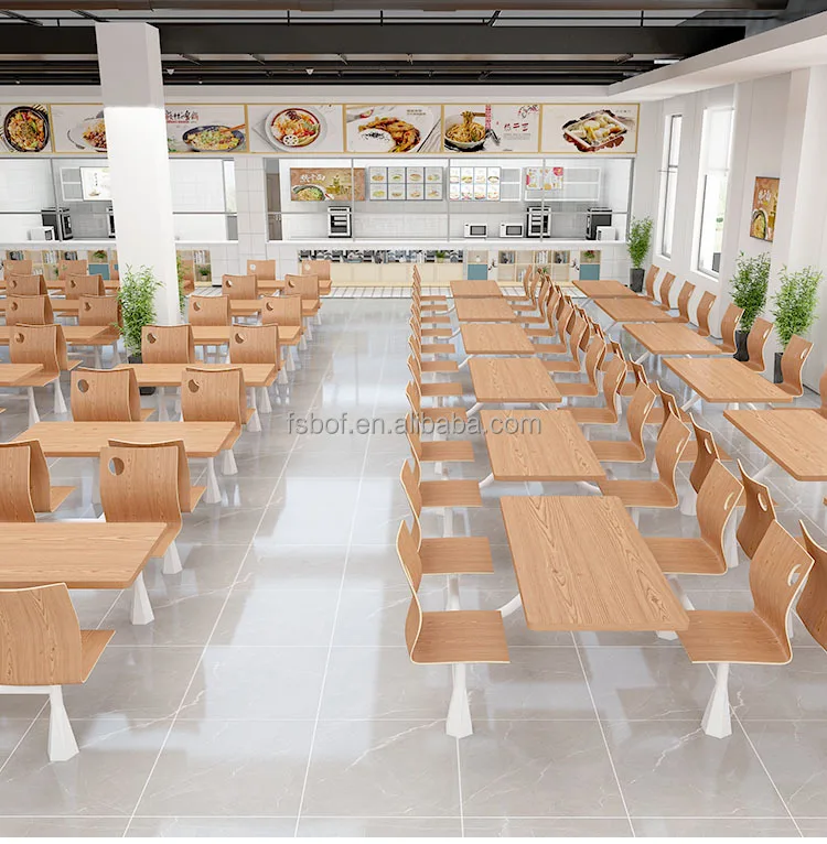 

Cheap Restaurant Furniture School Cafeteria Fast Food Catering Table And Chair Set Campus Canteen Tables And Chairs